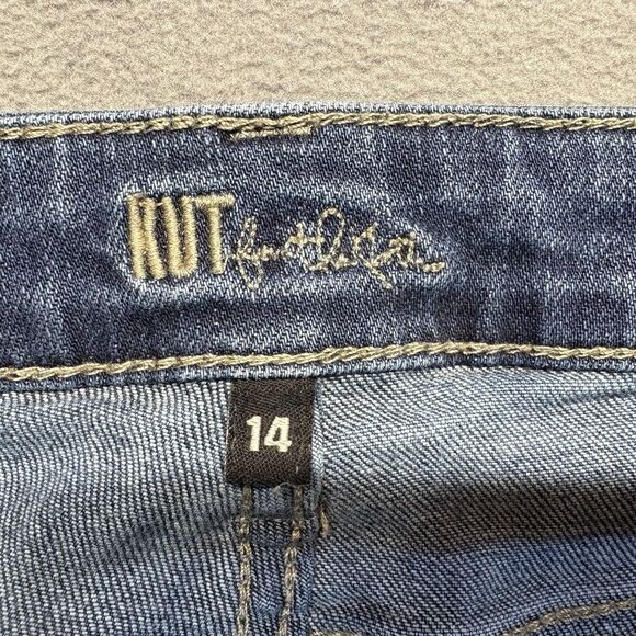 KUT from the Kloth Jeans Size 14 Catherine Boyfriend Mid Rise Denim - Picture 7 of 12